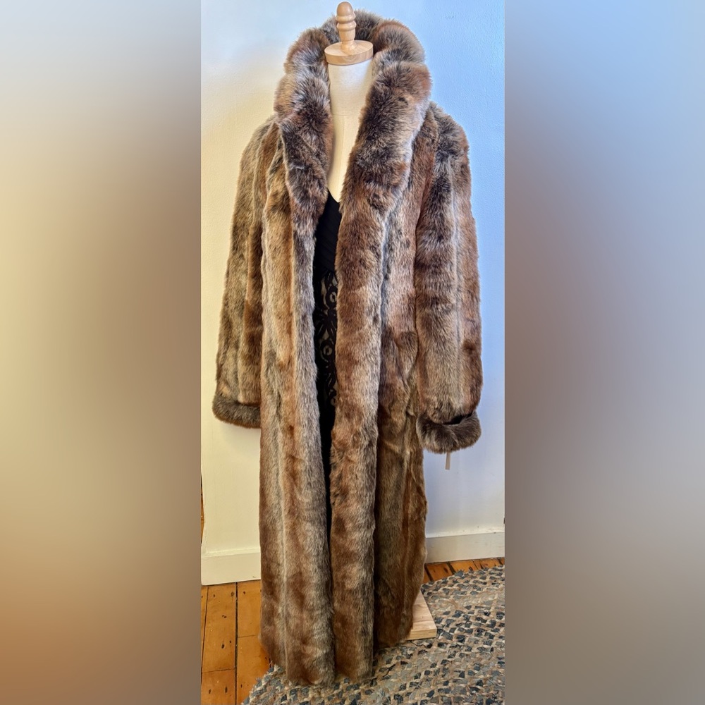 Silk and Sable Brown Fur Coat